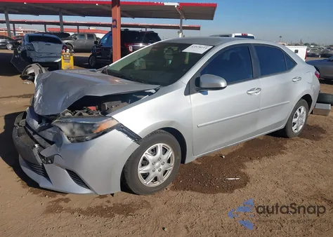 2014 Toyota Corolla L из США, поврежденный, VIN 2T1BURHE5EC099087